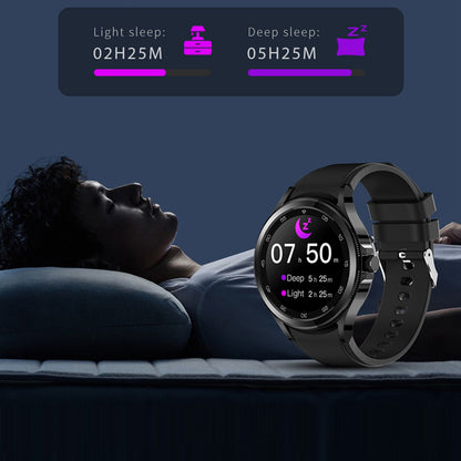 DS20 1.28 inch Full Circle Smart Watch Health Monitoring Multi-Sport Mode Fitness Bracelet Supports Bluetooth Calling IP67 Waterproof