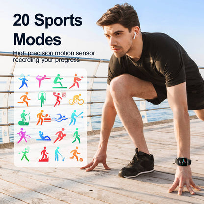 JOYROOM JR-FT3 Pro Smart Watch Sports Waterproof Fitness Bracelet with 24h Health Monitoring Supports Bluetooth Calling