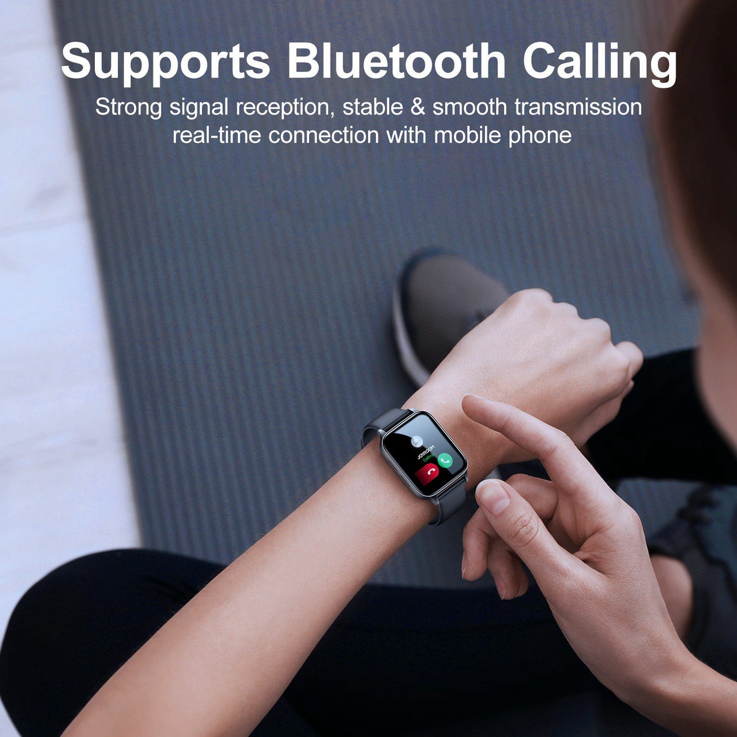 JOYROOM JR-FT3 Pro Smart Watch Sports Waterproof Fitness Bracelet with 24h Health Monitoring Supports Bluetooth Calling