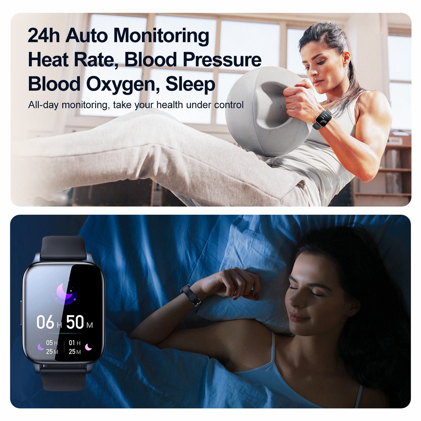 JOYROOM JR-FT3 Pro Smart Watch Sports Waterproof Fitness Bracelet with 24h Health Monitoring Supports Bluetooth Calling