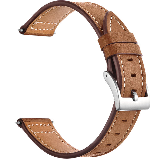 20mm Genuine Leather Watch Band for Huami Amazfit Youth Edition