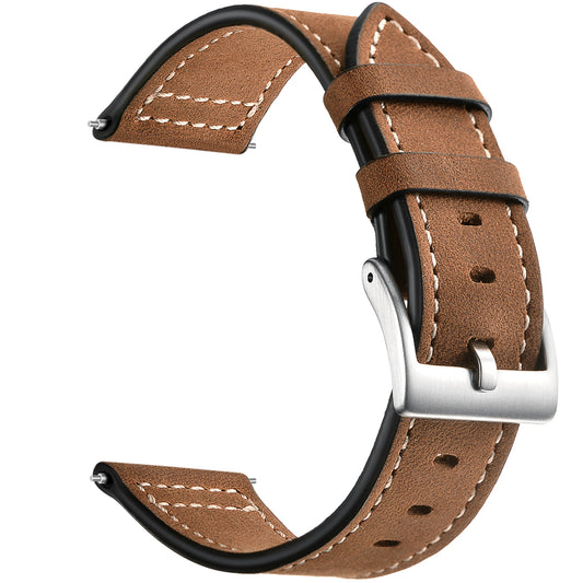 20mm Genuine Leather Watch Band for Huami Amazfit Youth Edition