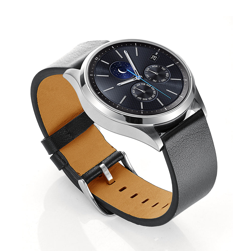 22mm Genuine Leather Smart Watch Band for Samsung Gear S3 Classic/Frontier