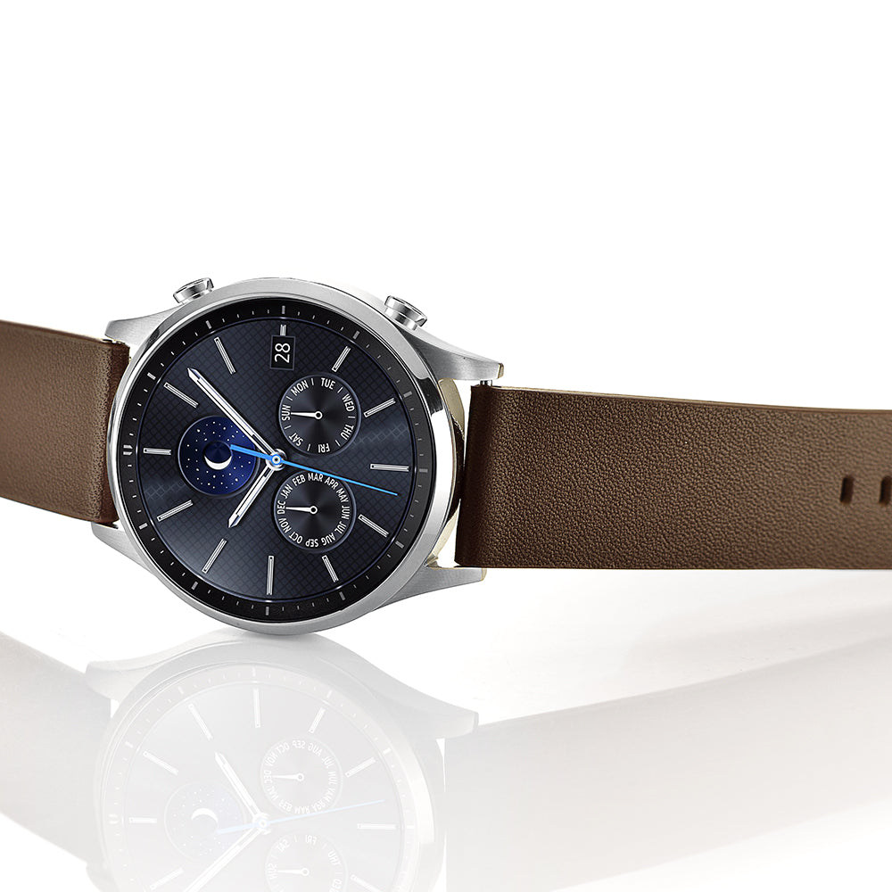 22mm Genuine Leather Smart Watch Band for Samsung Gear S3 Classic/Frontier