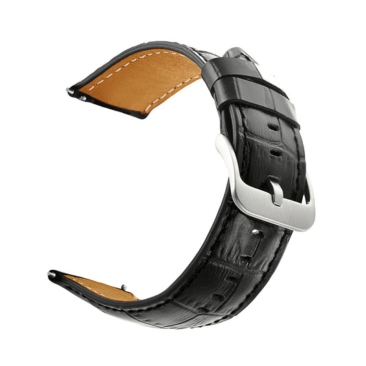22mm Crocodile Skin Genuine Leather Smart Watch Band for Samsung Gear S3 Classic/Frontier