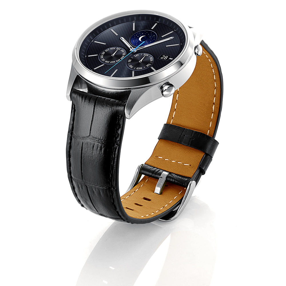 22mm Crocodile Skin Genuine Leather Smart Watch Band for Samsung Gear S3 Classic/Frontier