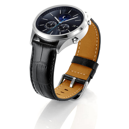 22mm Crocodile Skin Genuine Leather Smart Watch Band for Samsung Gear S3 Classic/Frontier