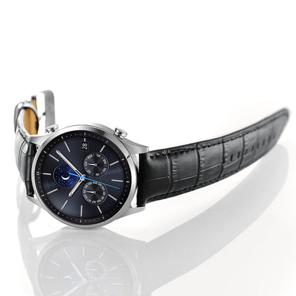 22mm Crocodile Skin Genuine Leather Smart Watch Band for Samsung Gear S3 Classic/Frontier