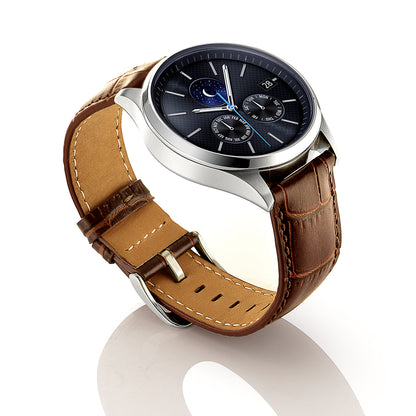 22mm Crocodile Skin Genuine Leather Smart Watch Band for Samsung Gear S3 Classic/Frontier