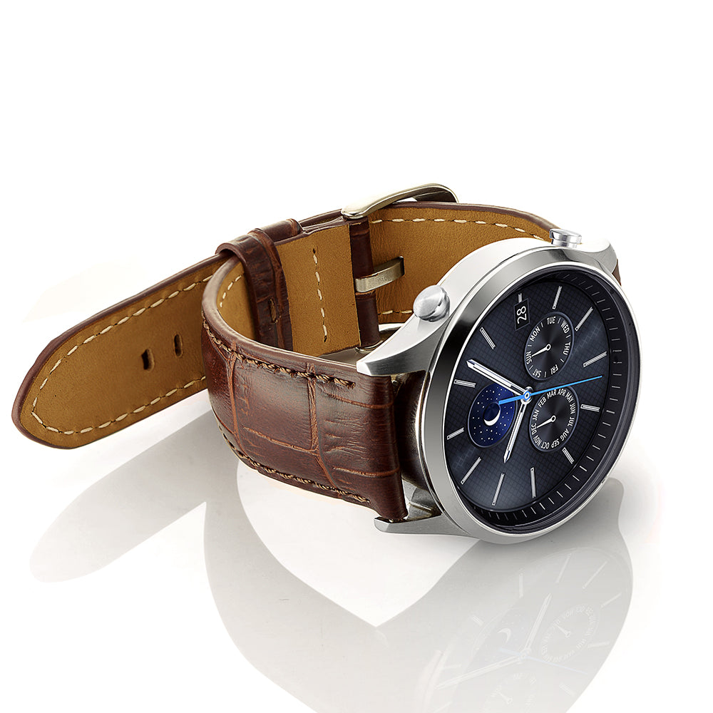 22mm Crocodile Skin Genuine Leather Smart Watch Band for Samsung Gear S3 Classic/Frontier