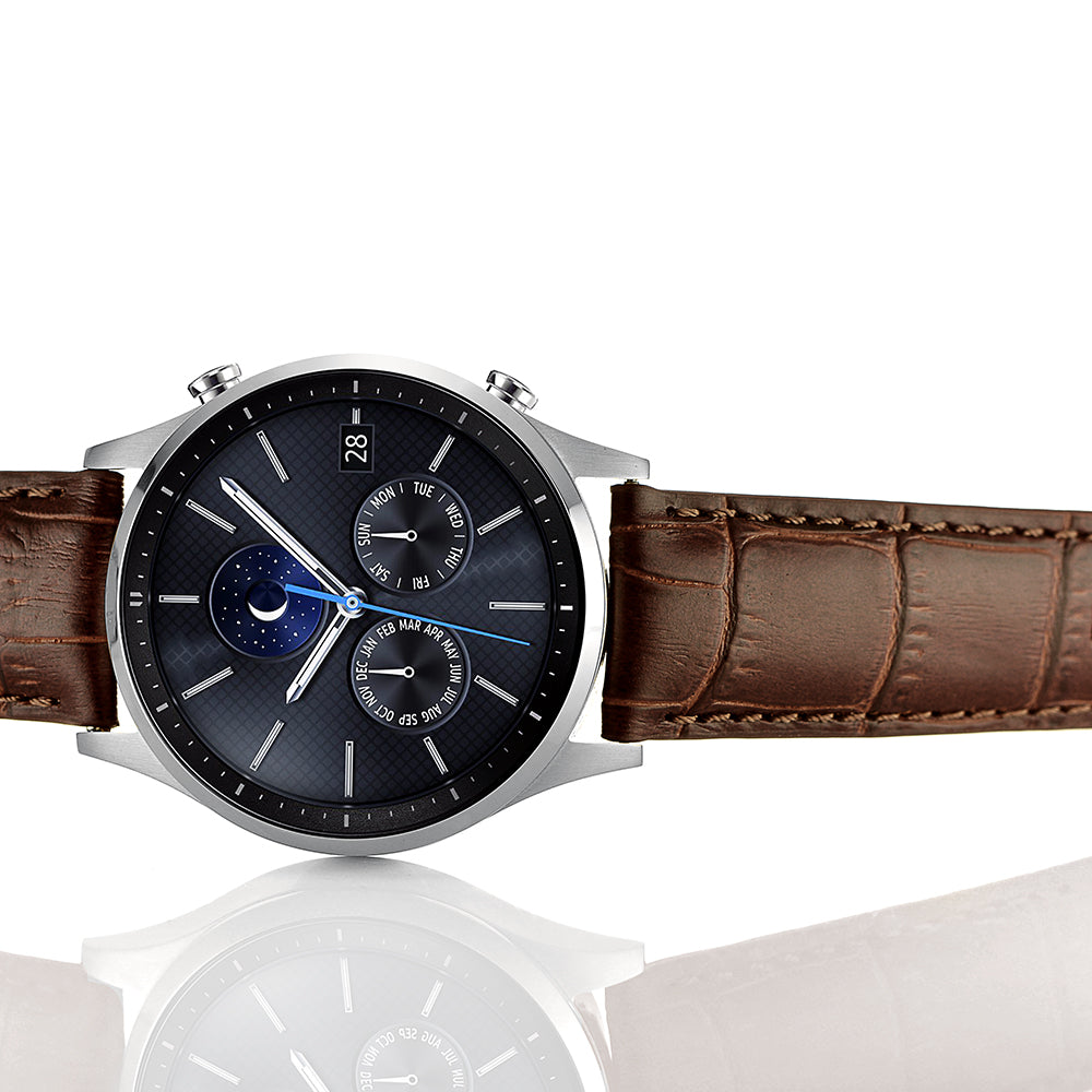 22mm Crocodile Skin Genuine Leather Smart Watch Band for Samsung Gear S3 Classic/Frontier
