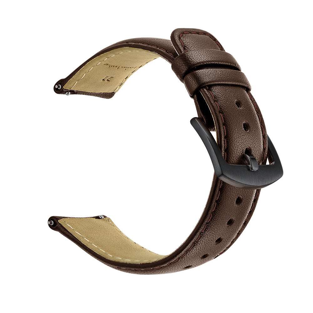 22mm Genuine Leather Smart Watchband Strap Replacement for Samsung Gear S3 Classic/Gear S3 Frontier