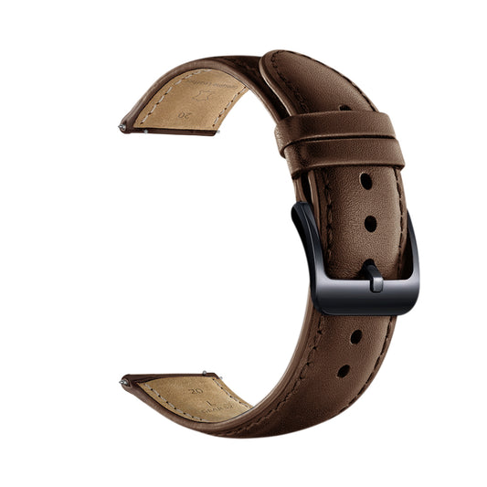 20mm Premium Genuine Leather Smart Watch Strap Replacement for Huawei Watch 2