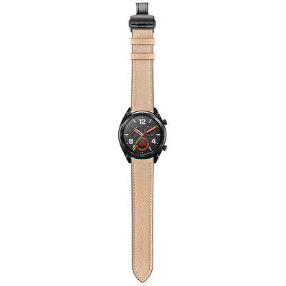 22mm Genuine Leather Watch Strap Replacement for Huawei Watch GT1 / 2 / Watch Magic