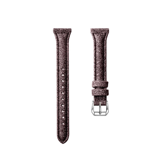 18mm Bling Design Genuine Leather Smart Watch Strap Replacement for Xiaomi Mi Watch