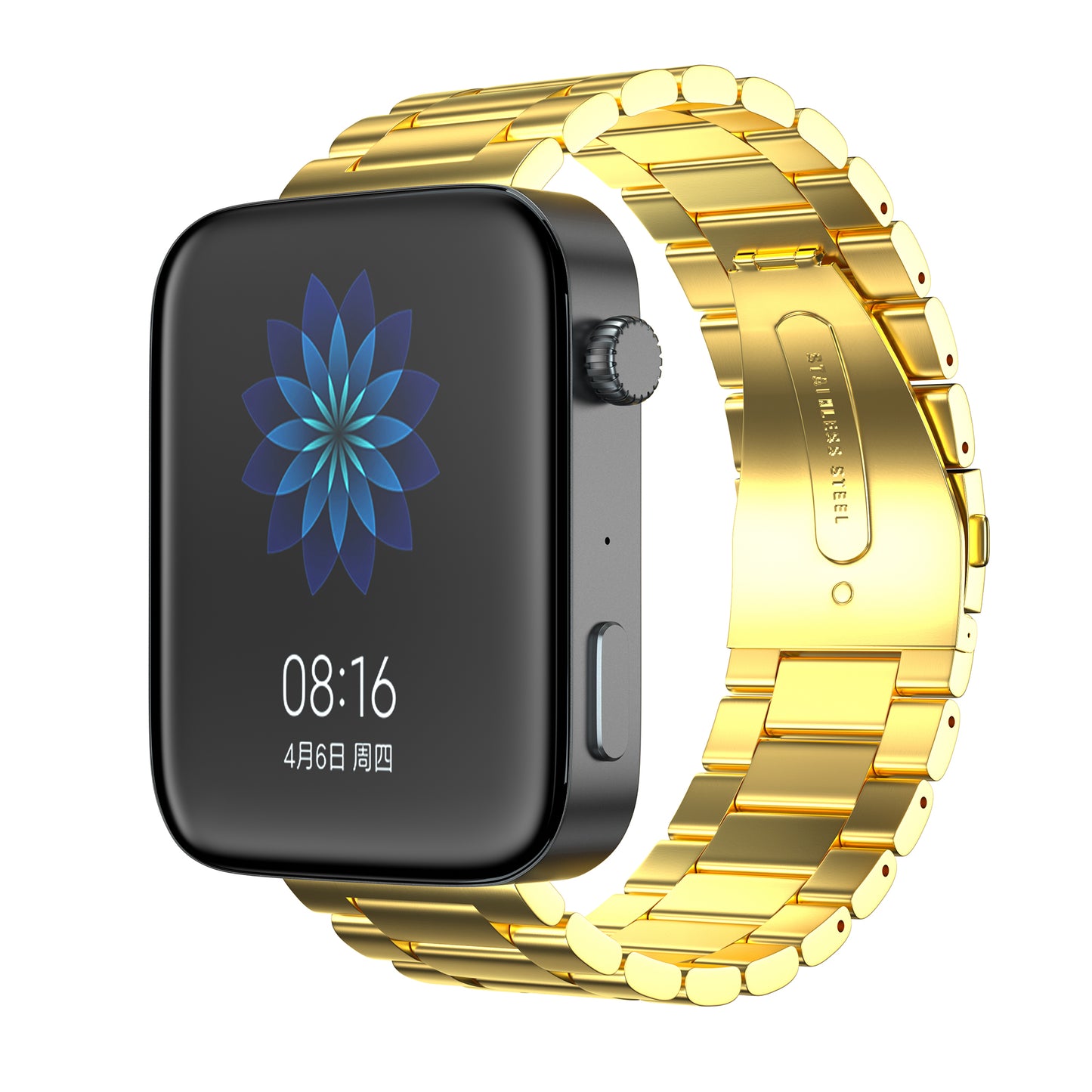 18mm Stainless Steel Smart Watch Replacement Strap for Xiaomi Mi Watch