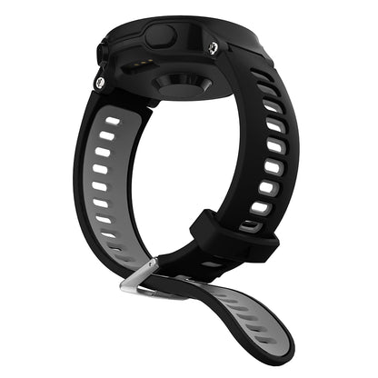 For Garmin Forerunner 735XT 220 230 235 620 630 Silicone Watch Band Wrist Strap Replacement with Silver Buckle
