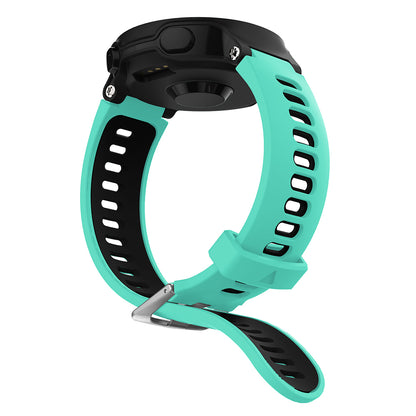 For Garmin Forerunner 735XT 220 230 235 620 630 Silicone Watch Band Wrist Strap Replacement with Silver Buckle