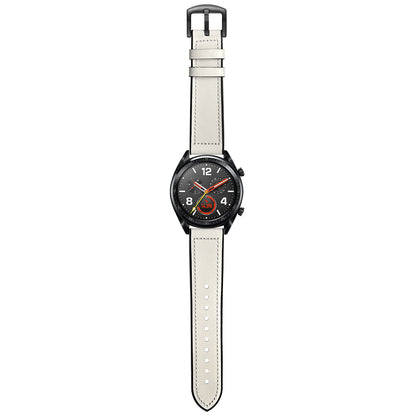 22mm Genuine Leather Coated Silicone 22mm Watch Strap for Huawei Watch GT 2/1  / Honor Magic