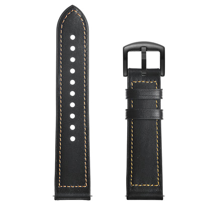 20mm Silicone Coated Leather Smart Watch Strap Replacement for Amazfit Huami Bip GTS Youth Smart Watch