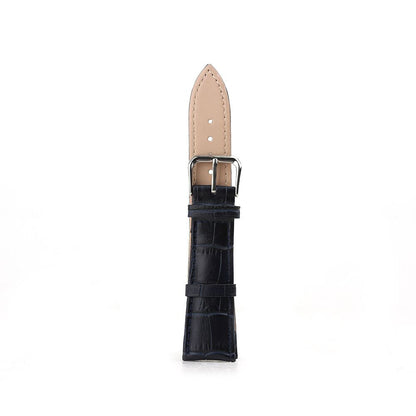 18mm Crocodile Leather Replacement Watch Band for Nokia Withings Steel HR 36mm Version