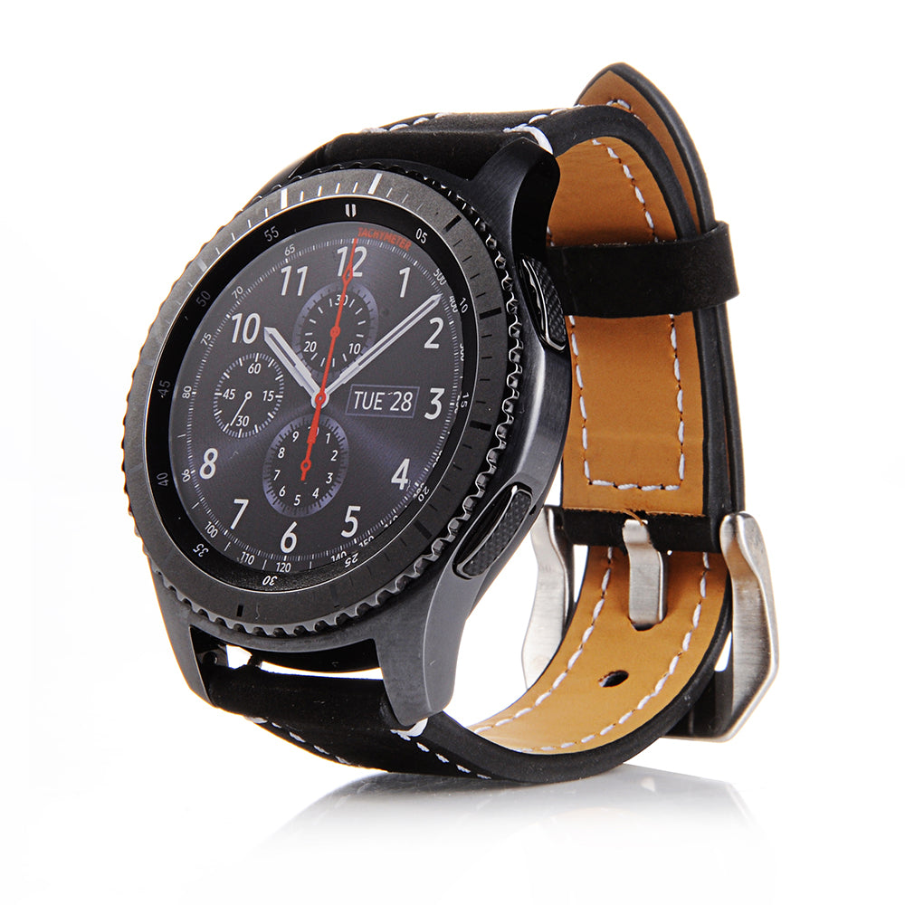22mm Matte Skin Leather Smart Watch Strap Replacement for Huawei Watch GT 2e/GT2 46mm