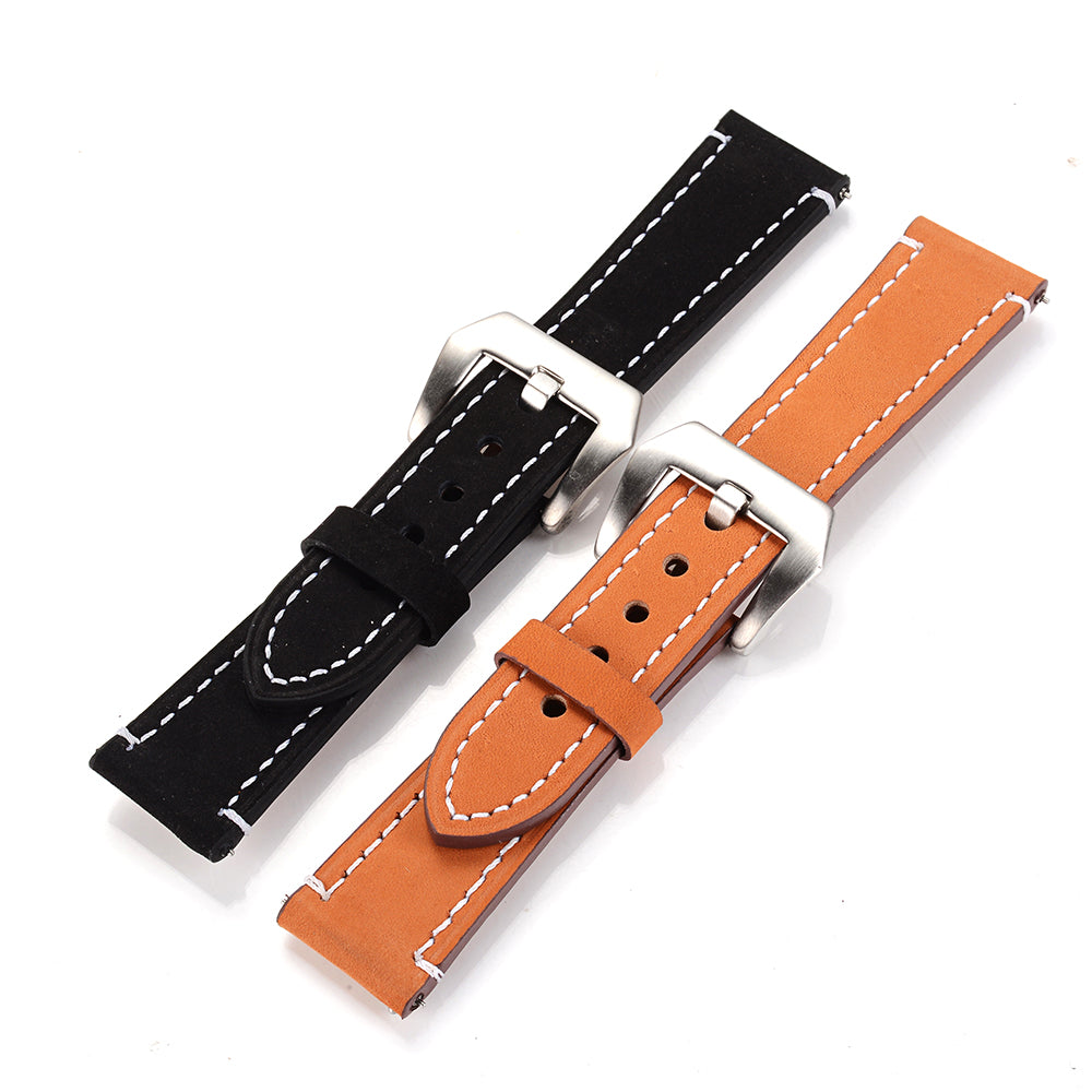 22mm Matte Skin Leather Smart Watch Strap Replacement for Huawei Watch GT 2e/GT2 46mm