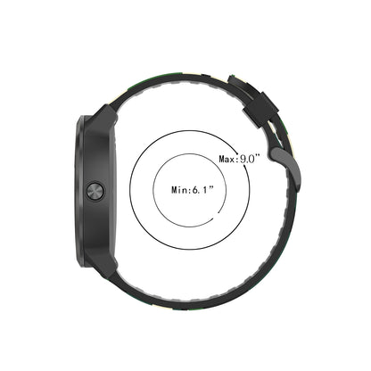 20mm Camouflage Style Silicone Watch Band for Garmin vivoactive 3/Forerunner 245