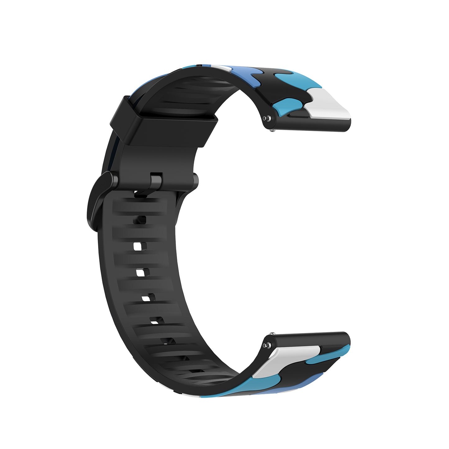 20mm Camouflage Style Silicone Watch Band for Garmin vivoactive 3/Forerunner 245
