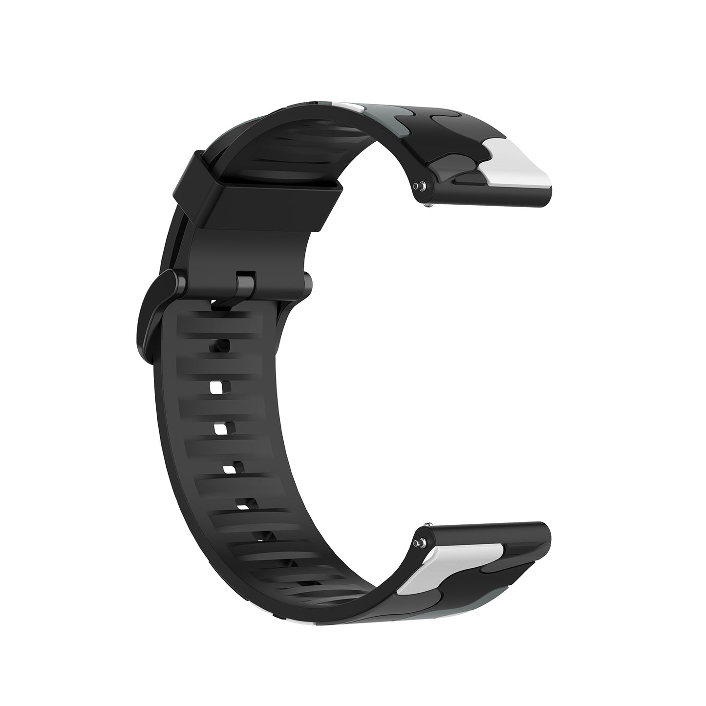20mm Camouflage Style Silicone Watch Band for Garmin vivoactive 3/Forerunner 245