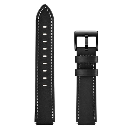 16mm Top Layer Cowhide Leather Watch Band Strap for Huawei TalkBand B3/B6