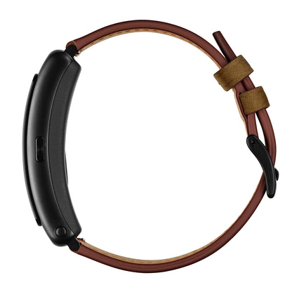 16mm Top Layer Cowhide Leather Watch Band Strap for Huawei TalkBand B3/B6
