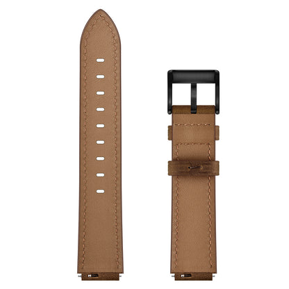 16mm Top Layer Cowhide Leather Watch Band Strap for Huawei TalkBand B3/B6