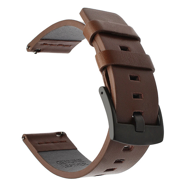 24mm Genuine Leather Watch Replacement Strap for Sony Smartwatch 2 SW2/Suunto Traverse/Seiko SUN059 etc.