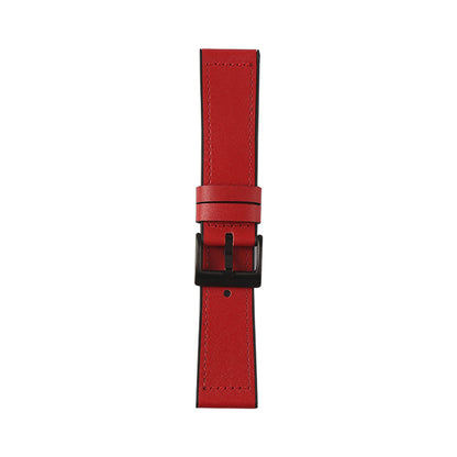 20mm Leather Coated TPU Watch Strap for Samsung Galaxy Watch Active1/2 / Galaxy Watch 42mm etc.