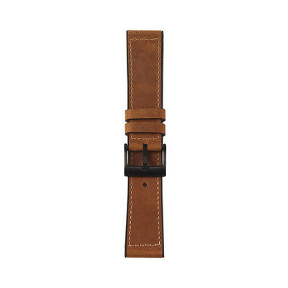 20mm Leather Coated TPU Watch Strap for Samsung Galaxy Watch Active1/2 / Galaxy Watch 42mm etc.