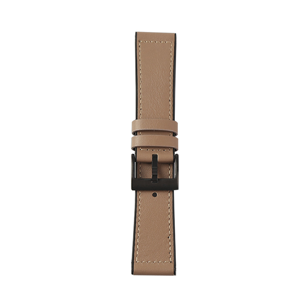 20mm Leather Coated TPU Watch Strap for Samsung Galaxy Watch Active1/2 / Galaxy Watch 42mm etc.