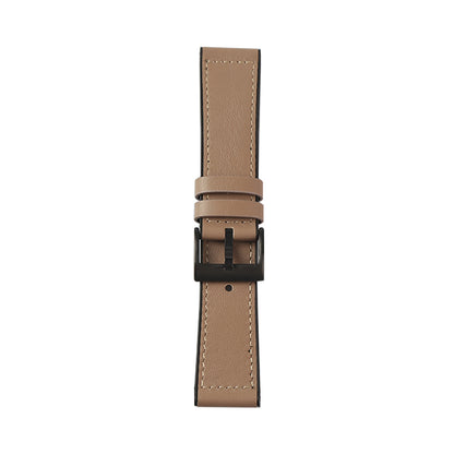 20mm Leather Coated TPU Watch Strap for Samsung Galaxy Watch Active1/2 / Galaxy Watch 42mm etc.