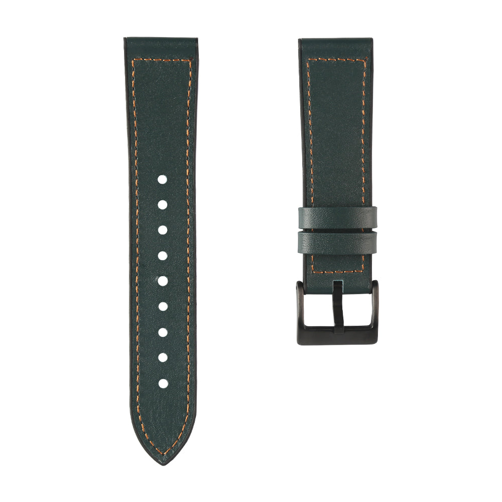 20mm Leather Coated TPU Watch Strap for Samsung Galaxy Watch Active1/2 / Galaxy Watch 42mm etc.