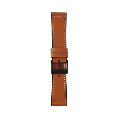 20mm Leather Coated TPU Watch Strap for Samsung Galaxy Watch Active1/2 / Galaxy Watch 42mm etc.