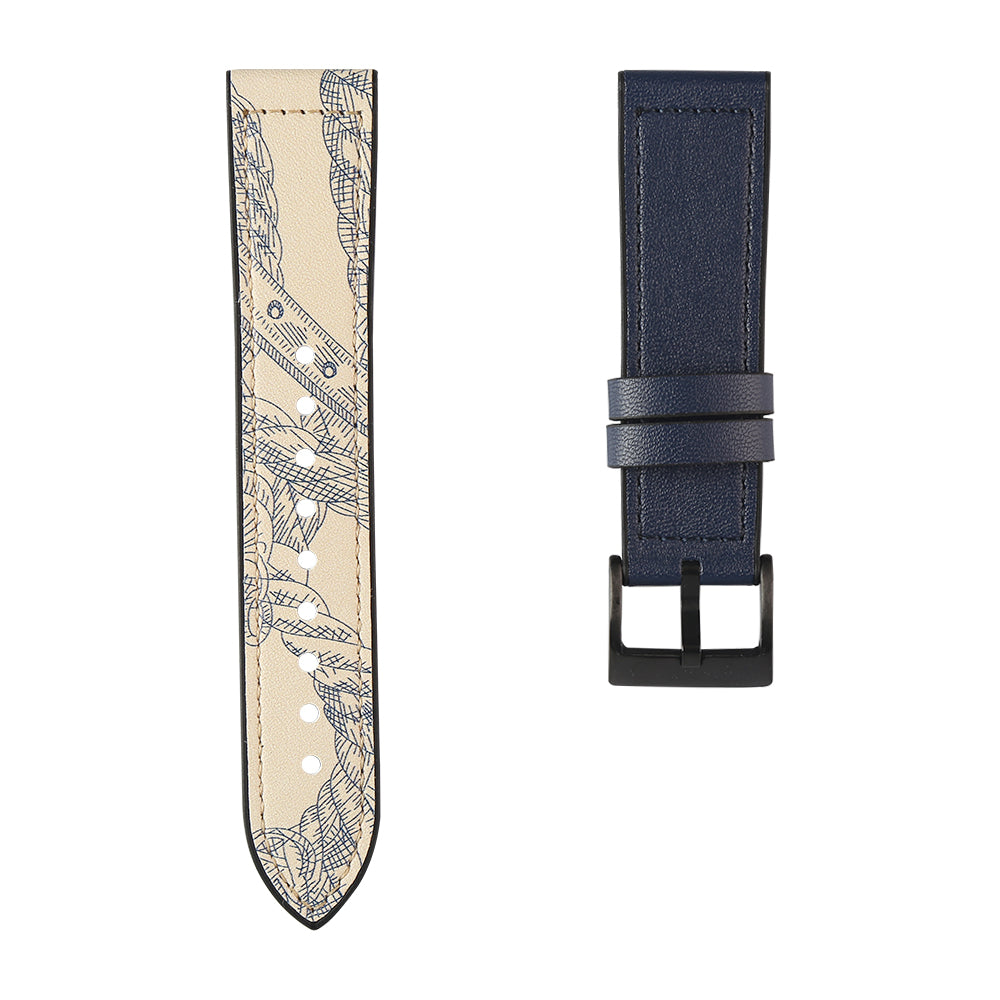 20mm Leather Coated TPU Watch Strap for Samsung Galaxy Watch Active1/2 / Galaxy Watch 42mm etc.