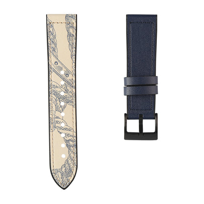 20mm Leather Coated TPU Watch Strap for Samsung Galaxy Watch Active1/2 / Galaxy Watch 42mm etc.