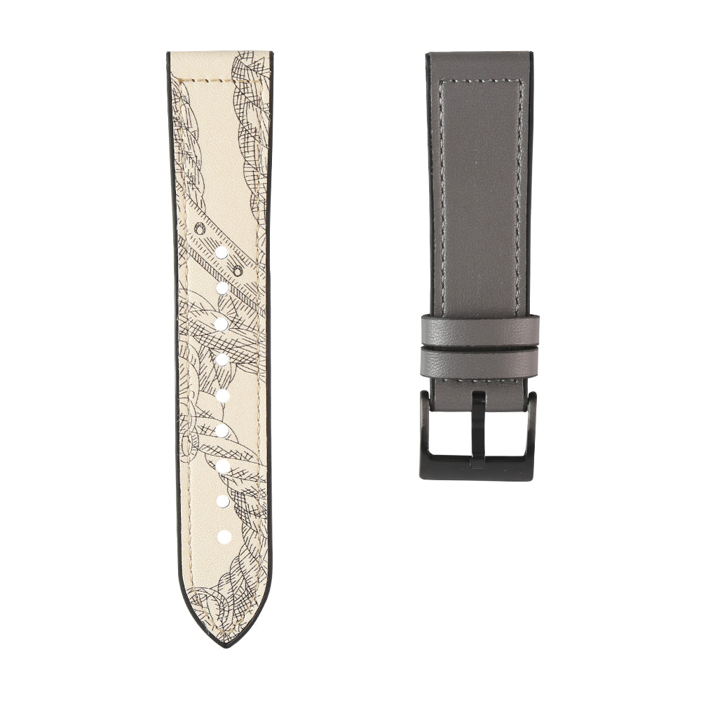 20mm Leather Coated TPU Watch Strap for Samsung Galaxy Watch Active1/2 / Galaxy Watch 42mm etc.