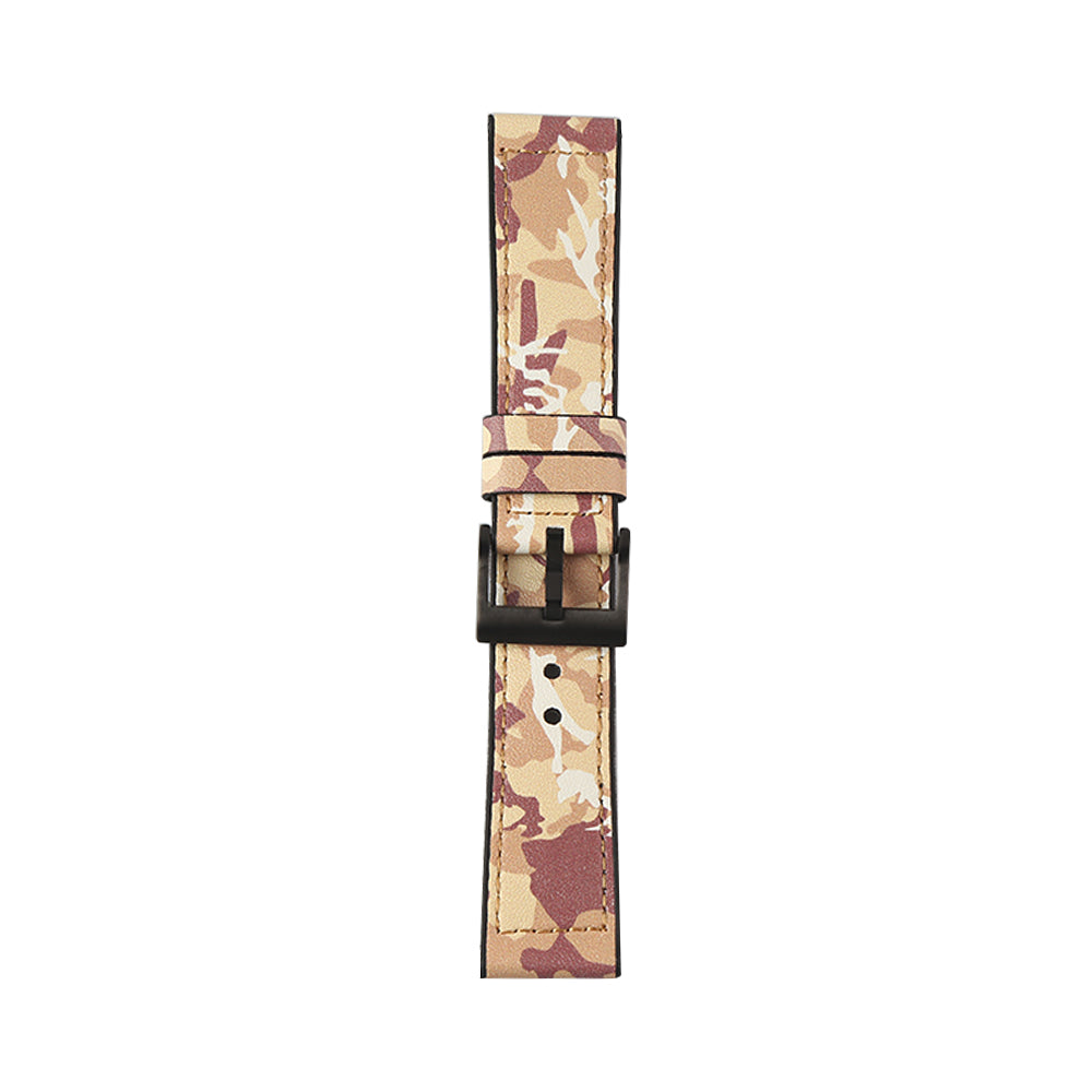 20mm Leather Coated TPU Watch Strap for Samsung Galaxy Watch Active1/2 / Galaxy Watch 42mm etc.
