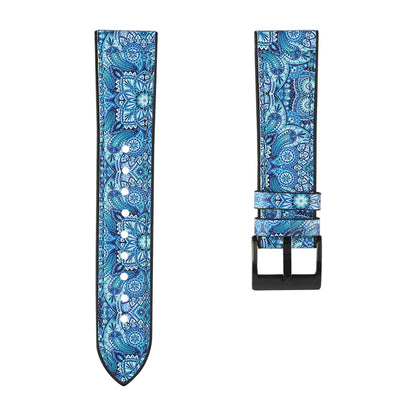 20mm Leather Coated TPU Watch Strap for Samsung Galaxy Watch Active1/2 / Galaxy Watch 42mm etc.