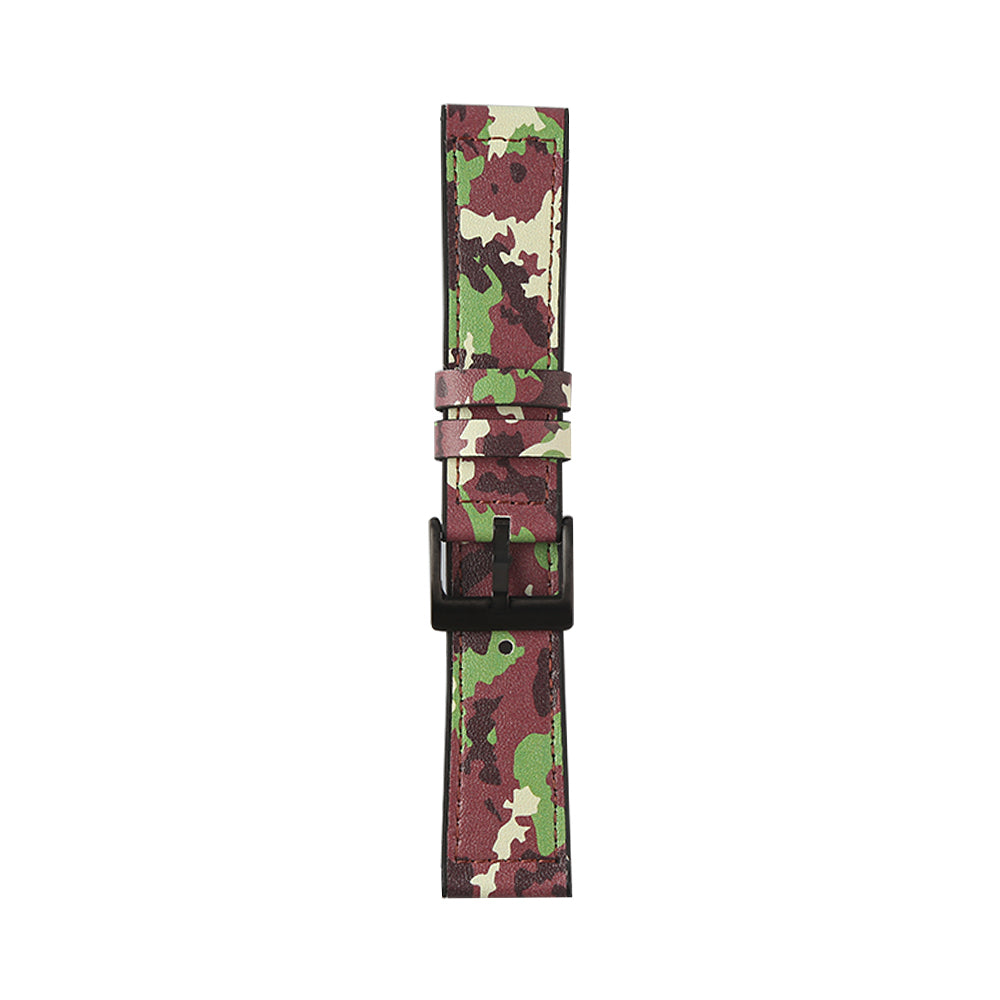 20mm Leather Coated TPU Watch Strap for Samsung Galaxy Watch Active1/2 / Galaxy Watch 42mm etc.