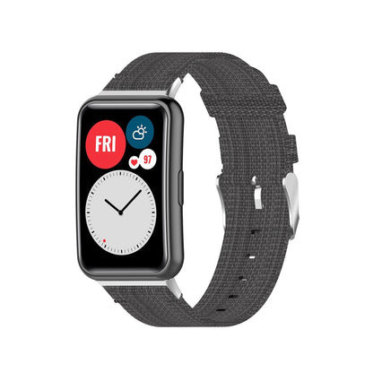 Braided Woven Nylon Watchband Strap Replacement for Huawei Watch Fit