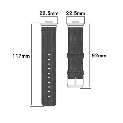 Braided Woven Nylon Watchband Strap Replacement for Huawei Watch Fit