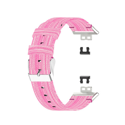 Braided Woven Nylon Watchband Strap Replacement for Huawei Watch Fit