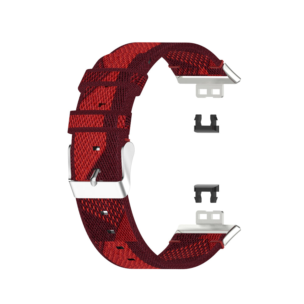 Braided Woven Nylon Watchband Strap Replacement for Huawei Watch Fit